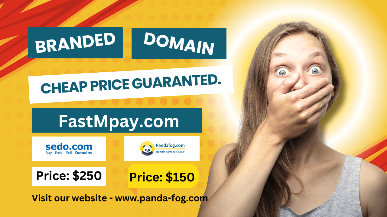 Unique and Perfect Domain for Fintech Startups - FastMpay.com